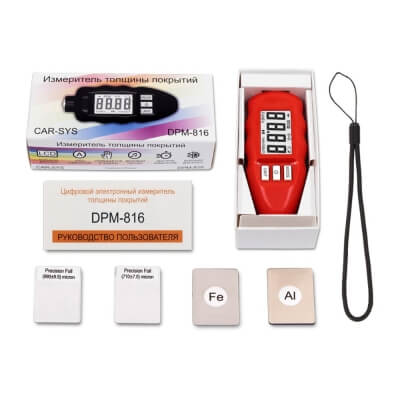 Толщиномер покрытий CARSYS DPM-816 Pro(красный)-4